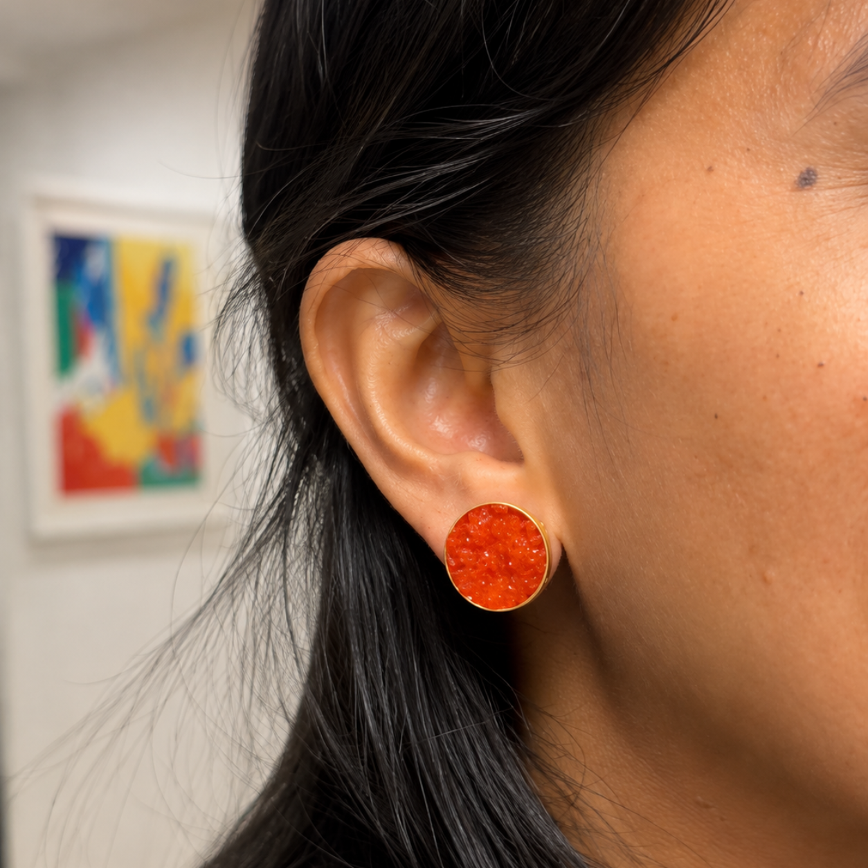 electric lights stud earrings