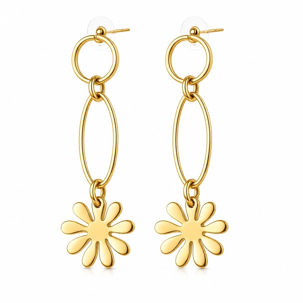 easy peasy daisy earrings
