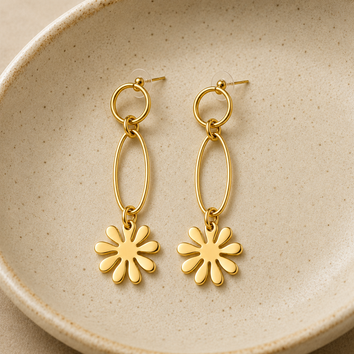 easy peasy daisy earrings