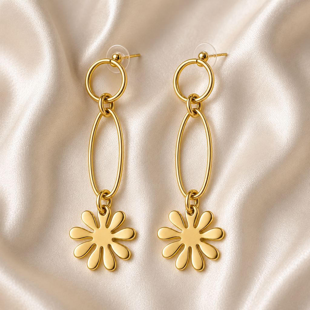 easy peasy daisy earrings