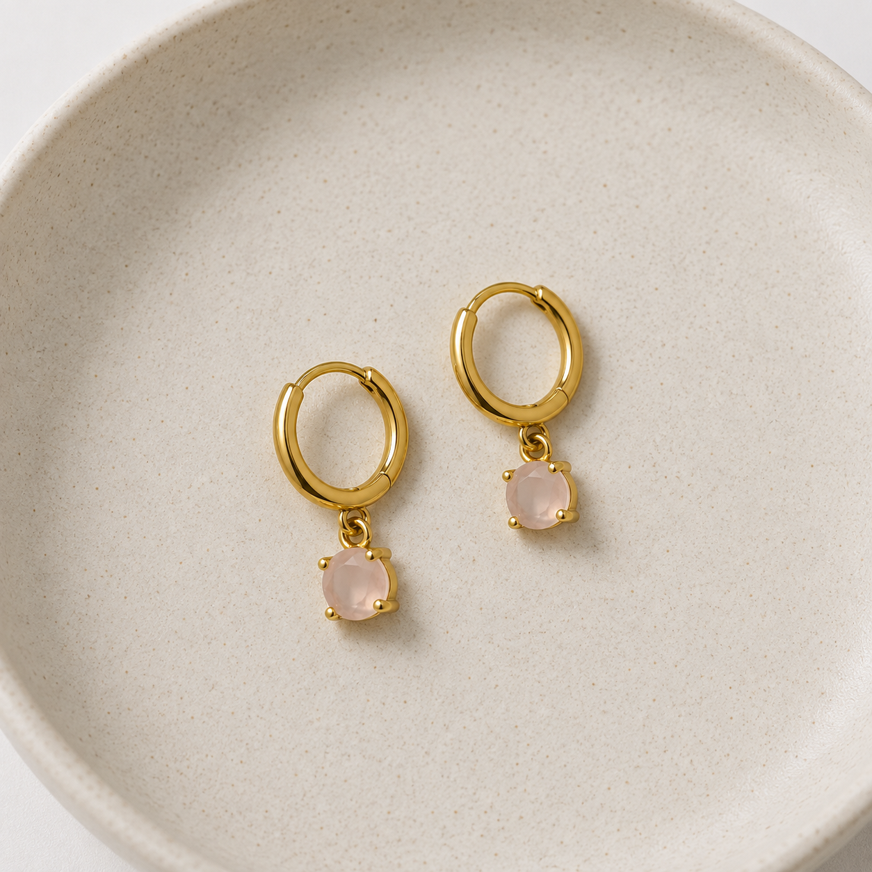 quiet glow drop earrings
