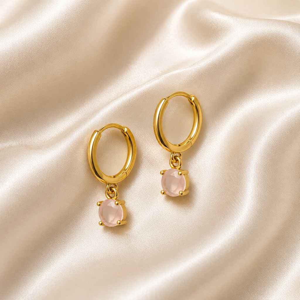 quiet glow drop earrings