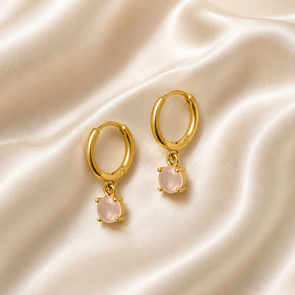quiet glow drop earrings