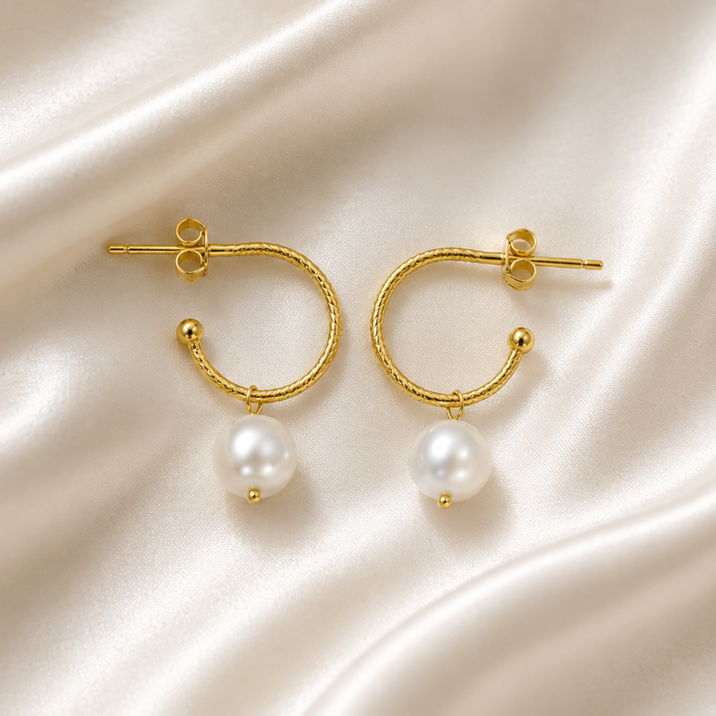 little joy pearl drop earrings