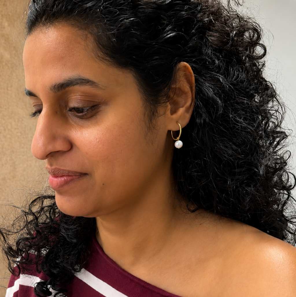little joy pearl drop earrings