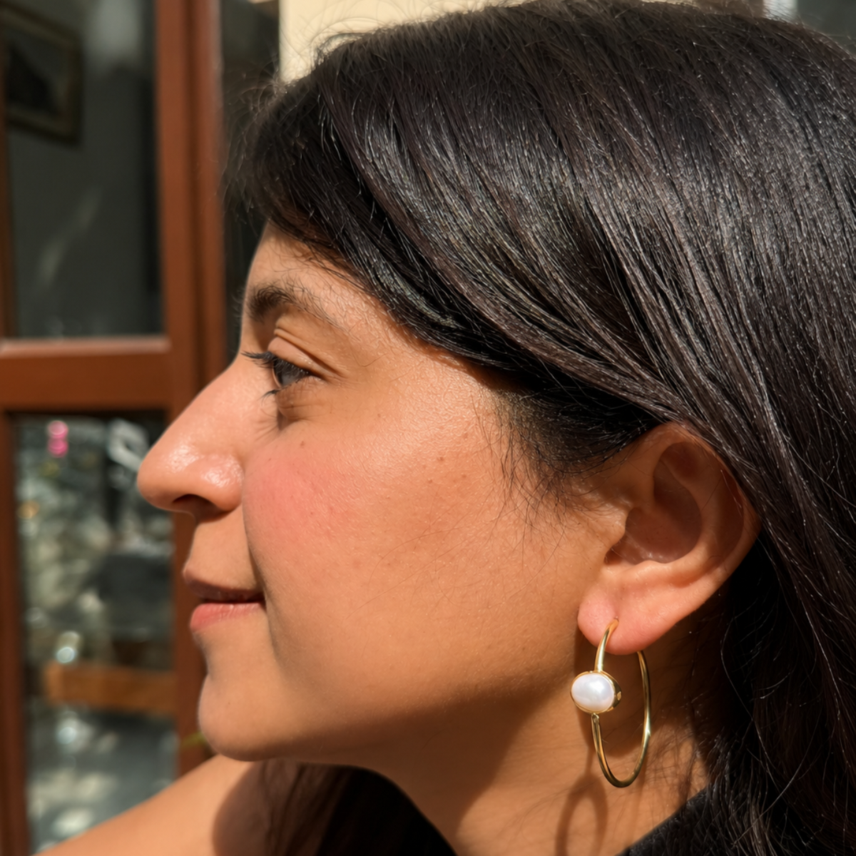 going places pearl hoops