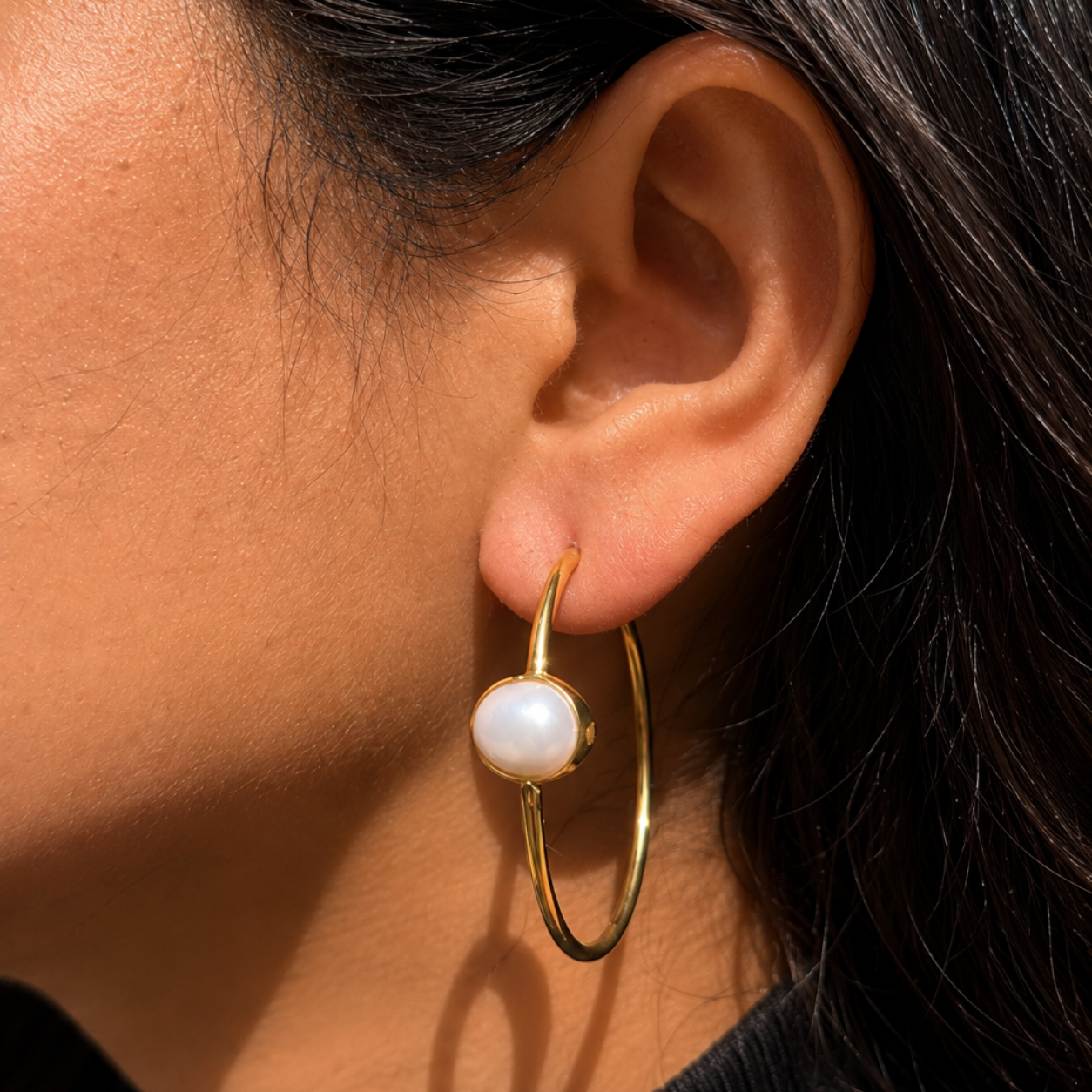 going places pearl hoops