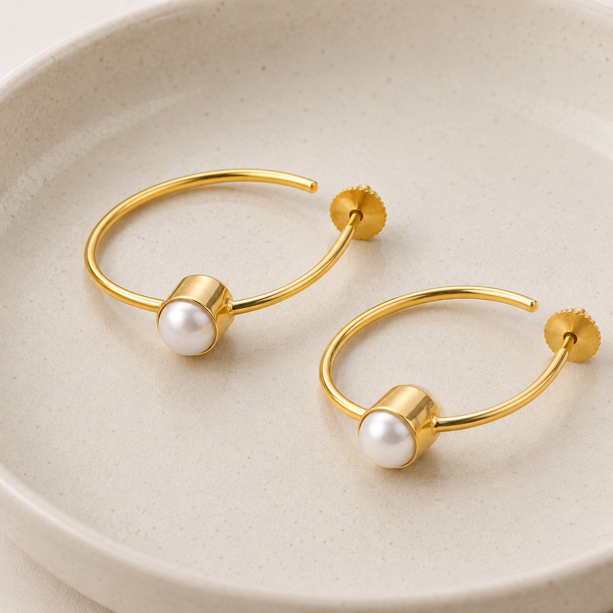 going places pearl hoops
