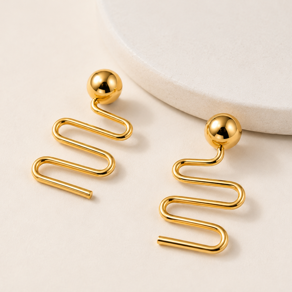 just flow earrings