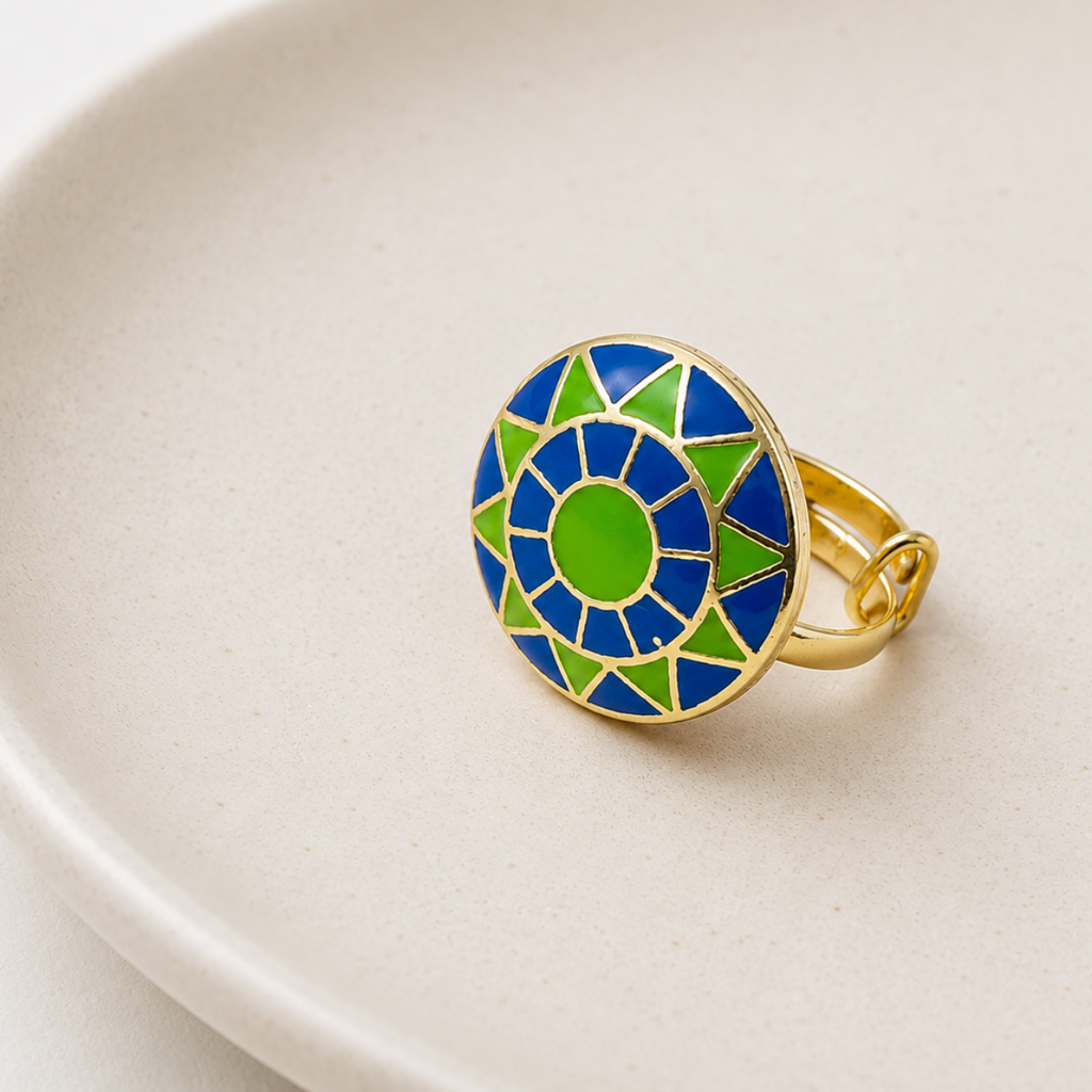 full of life enamel ring
