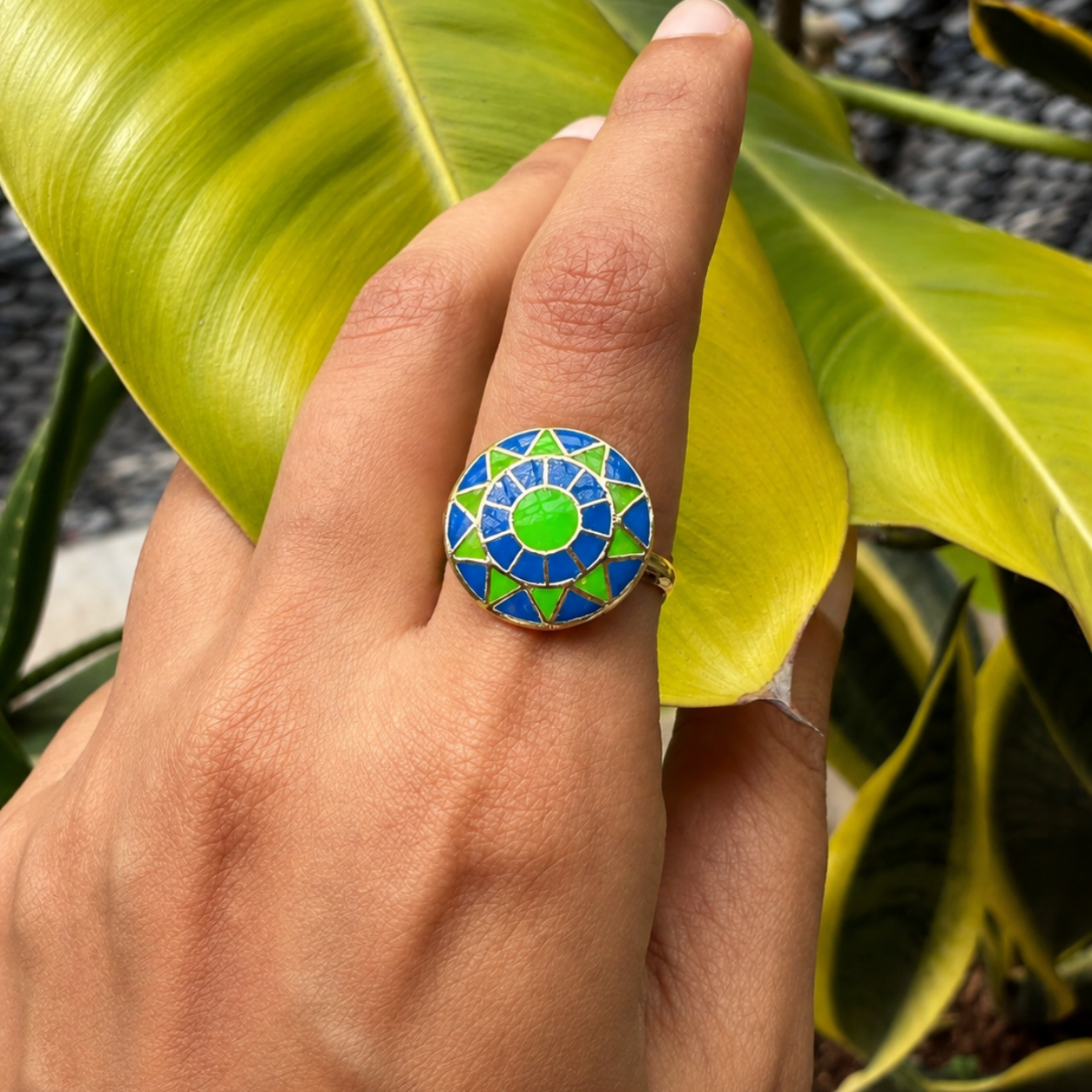 full of life enamel ring